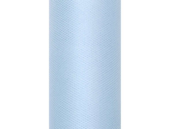 Svatební tyl, šíře 50 cm - světle modrá ( 9 m / rol )