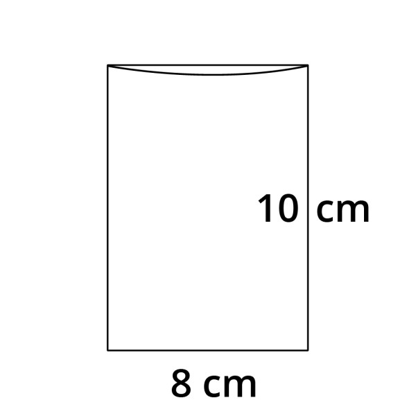 PP sáček plochý bez RZ - 8 x 10 cm - 30 my (100 ks/bal)