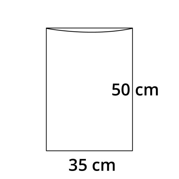PP sáček plochý bez RZ - 35 x 50 cm - 30 my (100 ks/bal)