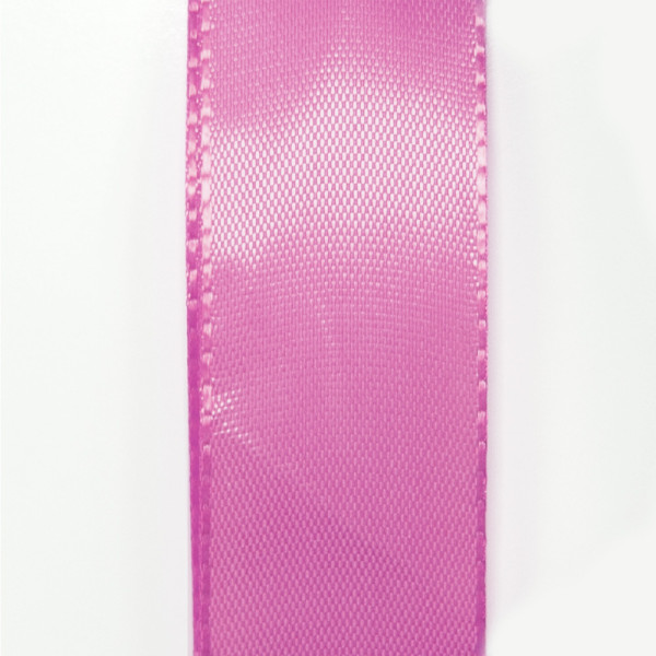 Taftová stuha - tmavá růžová (15 mm, 50 m/rol)