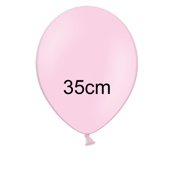 Balonek pastelový - Ø35 cm - růžová (100 ks/bal)