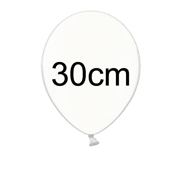Balonek KRYSTAL - Ø30cm - transparentní (100 ks/bal)