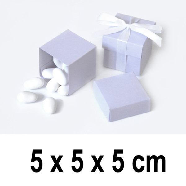 Dárková krabička CUBE 5 x 5 x 5 cm - lila (10 ks/bal)