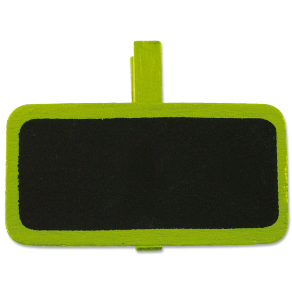 Svatební jmenovka na kolíčku 4 x 2 cm - tabulka - světle zelená (12ks/bal)