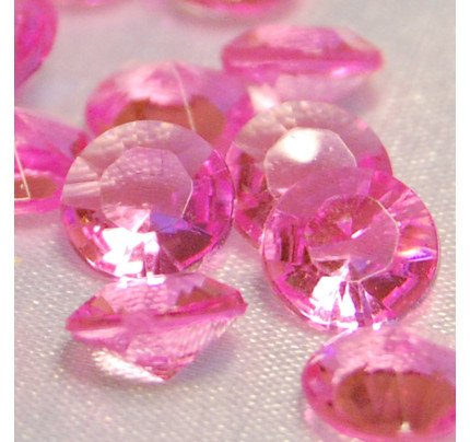 Diamantky Ø 8 mm - růžová (cca 380 ks/bal)