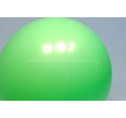 Balonek pastelový - Ø 30 cm - sv. zelená  (1 ks)