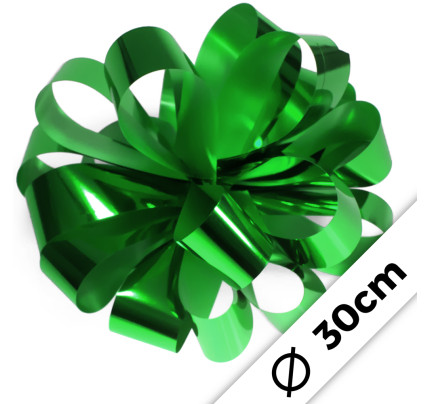 Mašle COALA - 30 cm - tmavě zelená (1 ks)