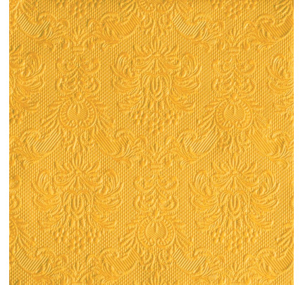 Svatební ubrousky Elegance 33 x 33 cm - žlutá (15 ks/bal)