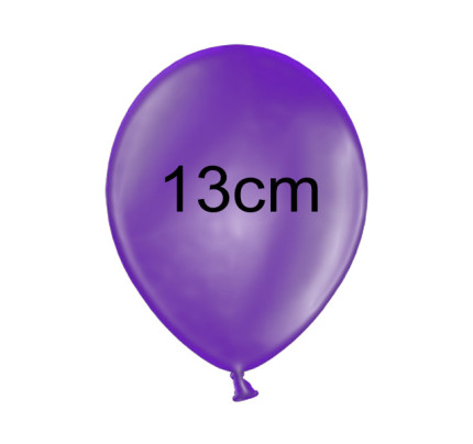 Balonek METALIK - Ø 13 cm - fialová (1 ks)