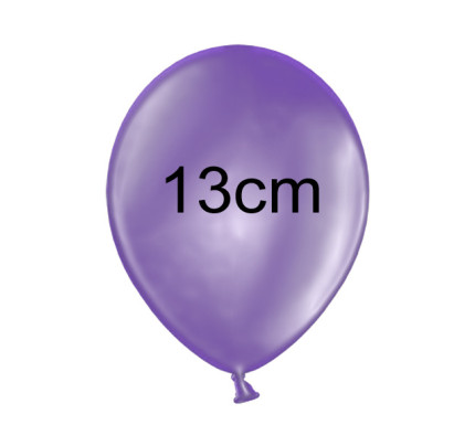 Balonek METALIK - Ø 13 cm - lila (1 ks)