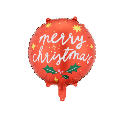 Foliový balonek - Veselé Vánoce, 45 cm (1 ks)