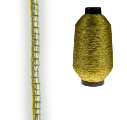 Ozdobná elastická gumička GUMILA - zlatá (1,2mm, 950m/ks)